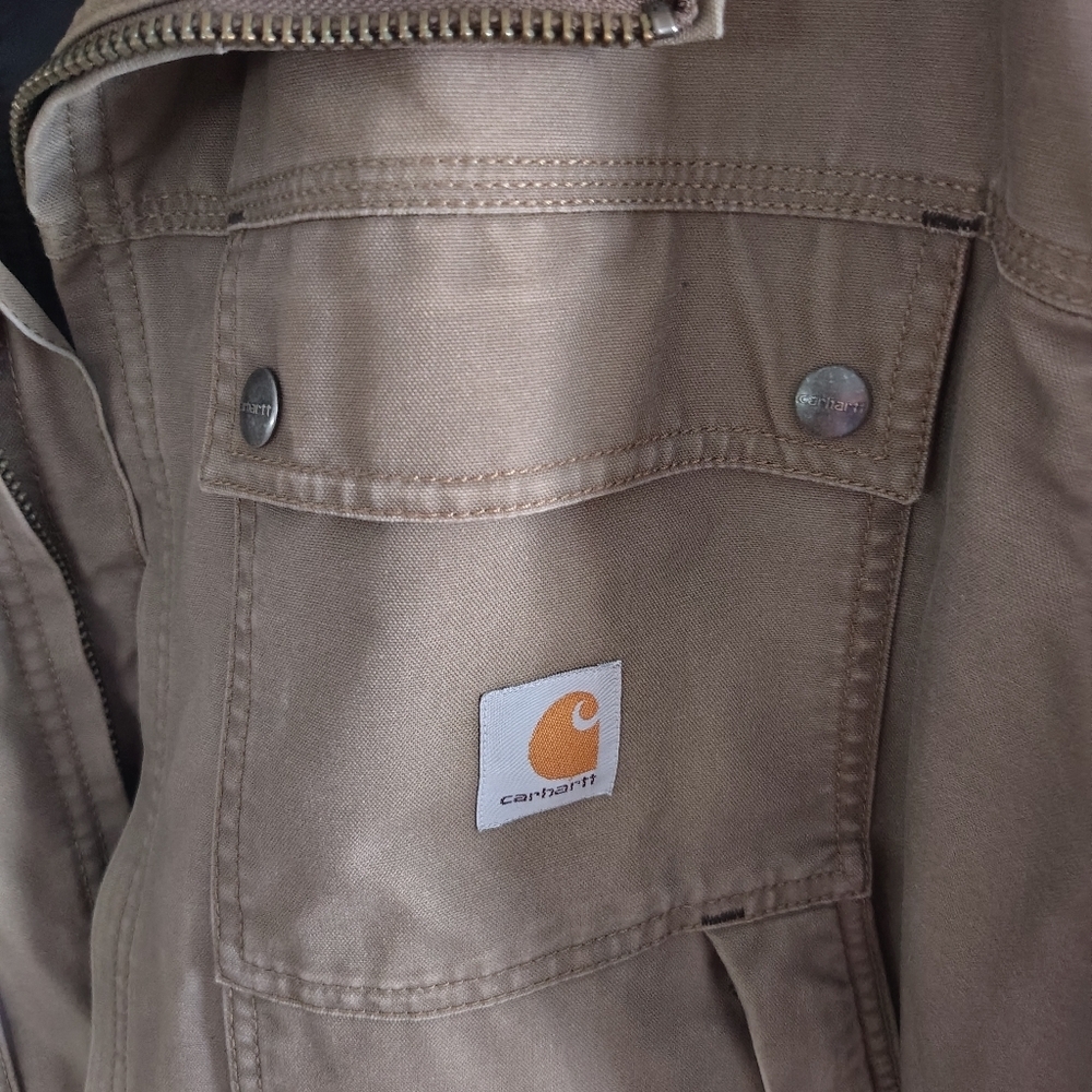 Carhartt Men's Brown Performance Jacket Insulated 2XL - Picture 9 of 11